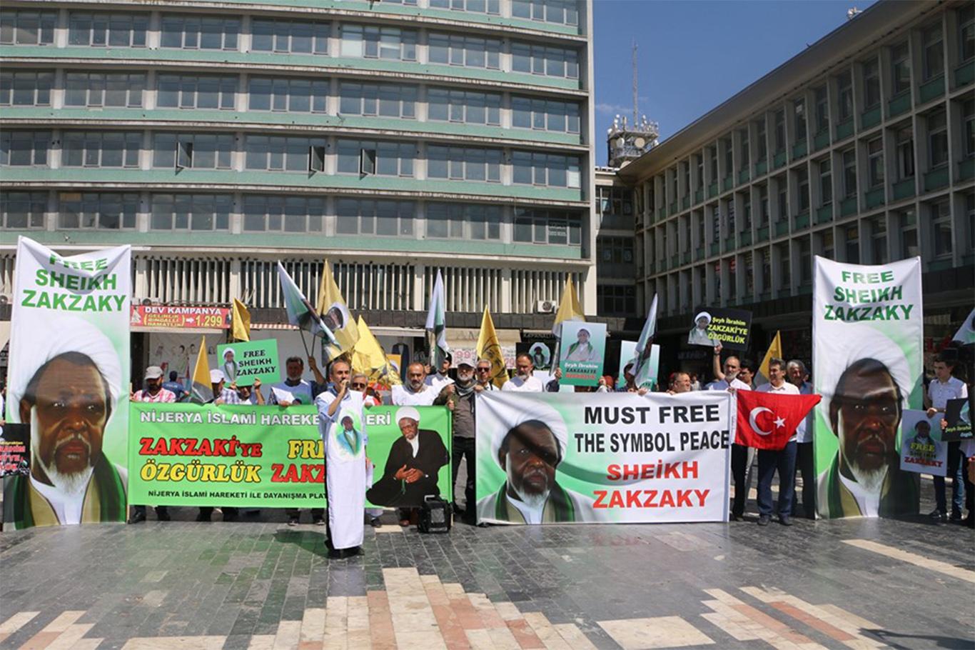 Ankara'da Şeyh Zekzeki'ye destek eylemi düzenlendi
